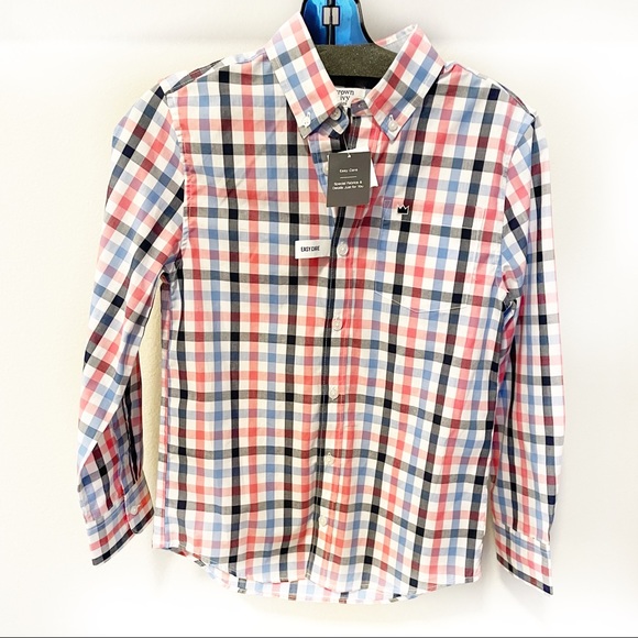 crown & ivy Other - CROWN & IVY | Boys plaid button-down dress shirt NWT - Size M